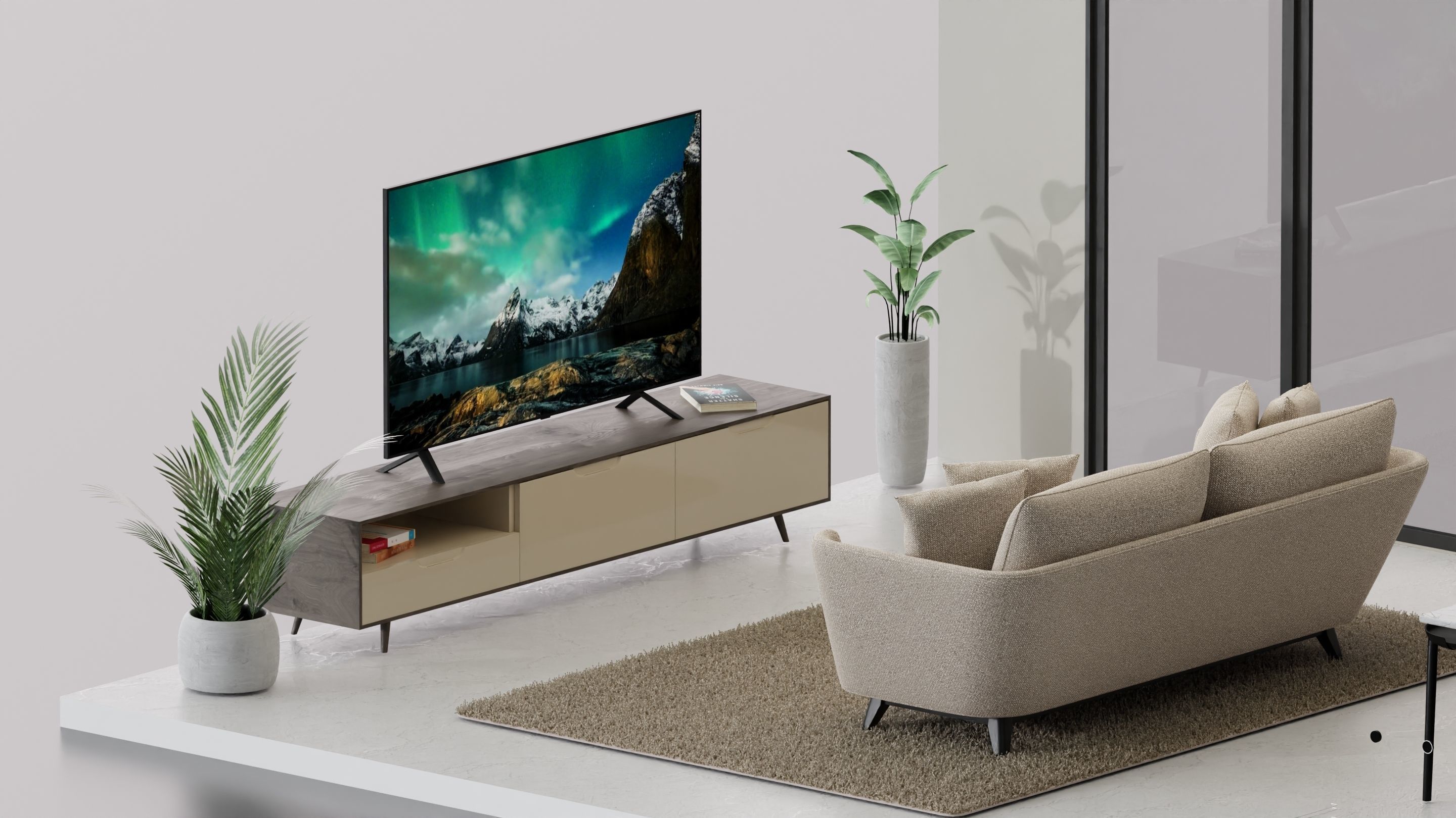 Room interior design 3D model_1