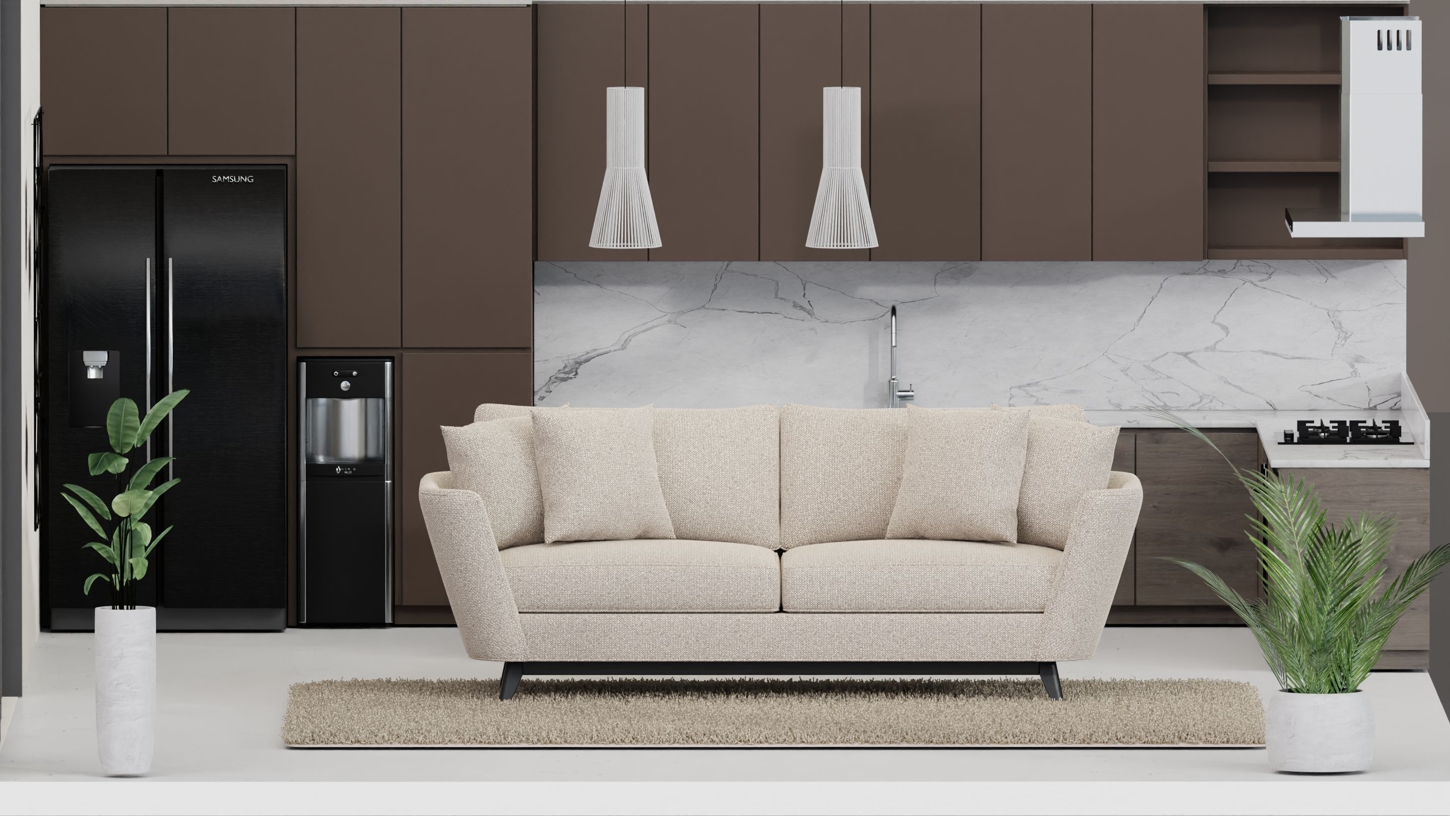 Room interior design 3D model_4