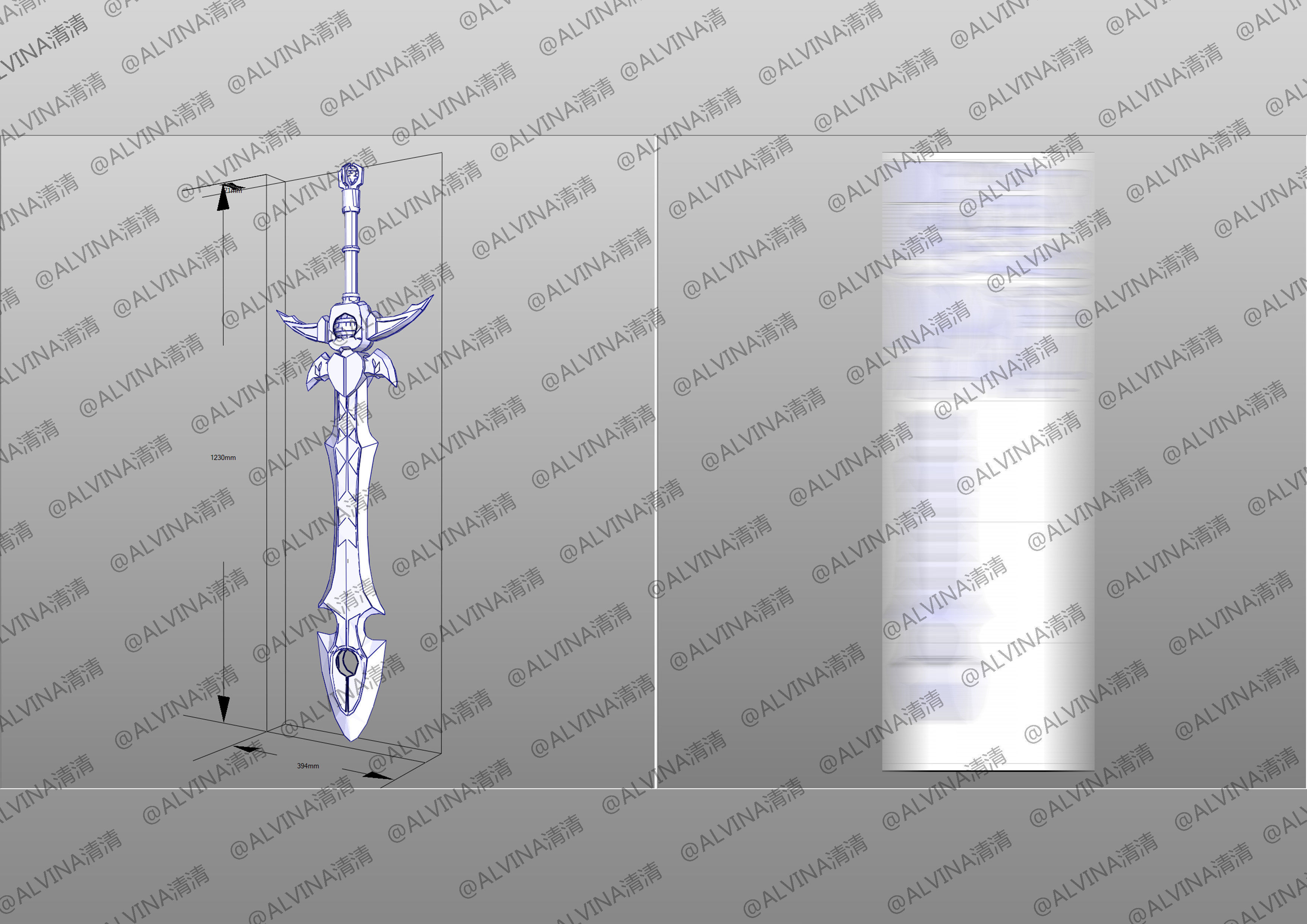 Armor Hero Ultimate Emperor Chivalry - Cosplay Pepakura Foam Low-poly 3D model_15