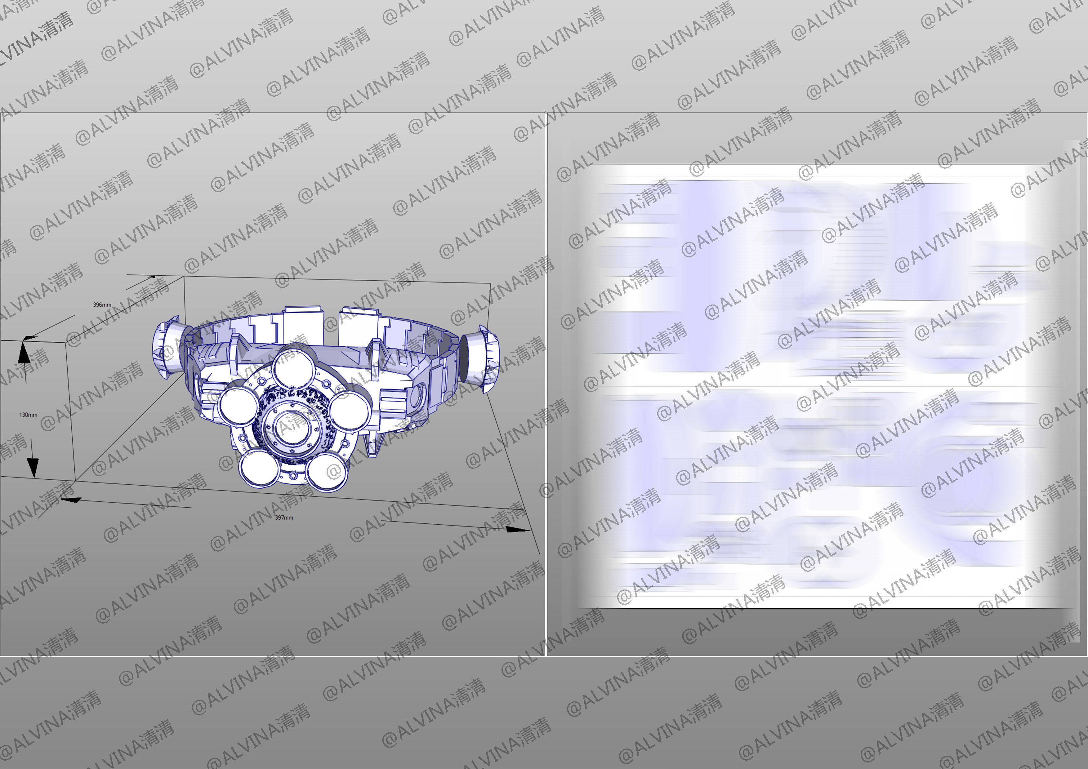 Armor Hero Ultimate Emperor Chivalry - Cosplay Pepakura Foam Low-poly 3D model_8