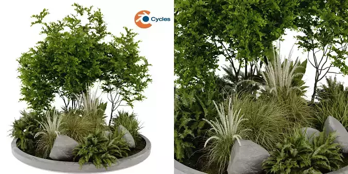 Collection plant vol 395 - blender model 