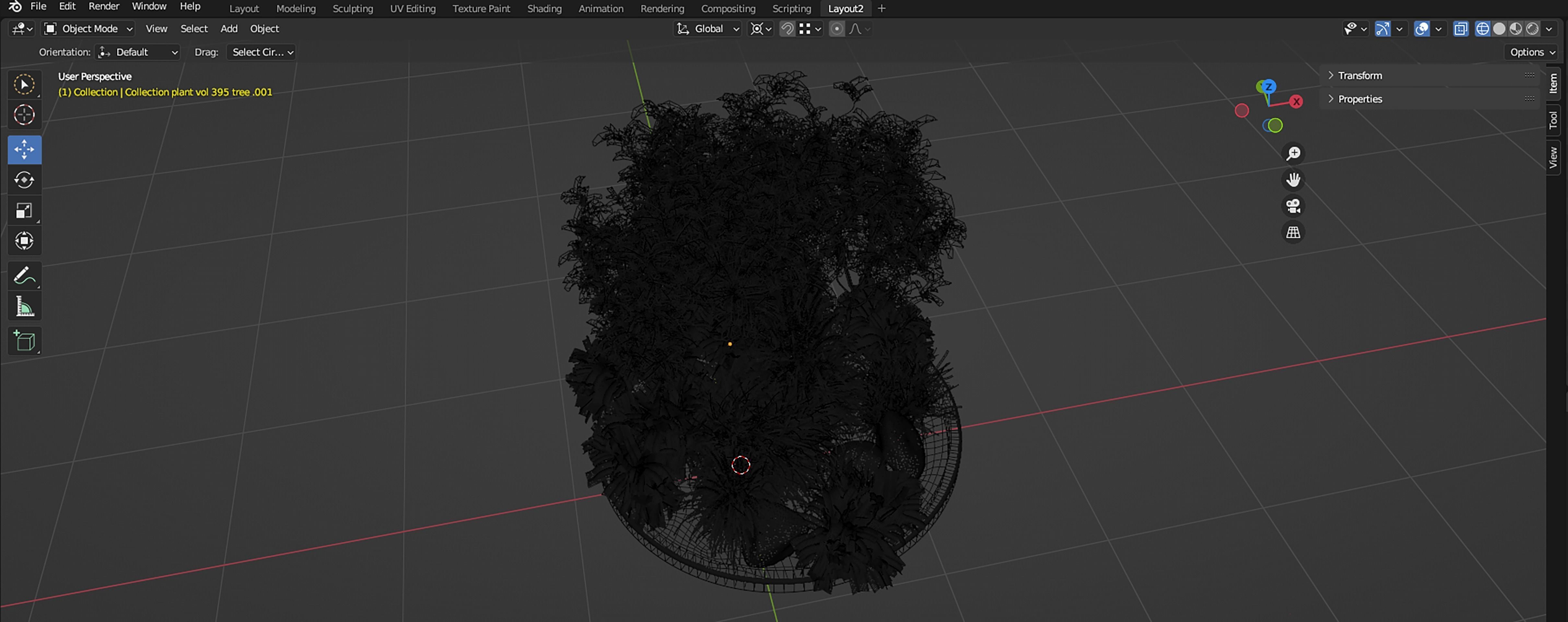Collection plant vol 395 - blender model  3D model_7