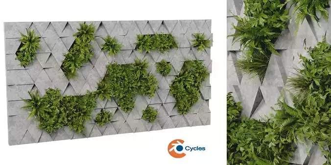 Collection plant vol 396 - blender model 