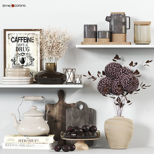 Kitchen accessories 02 3D model