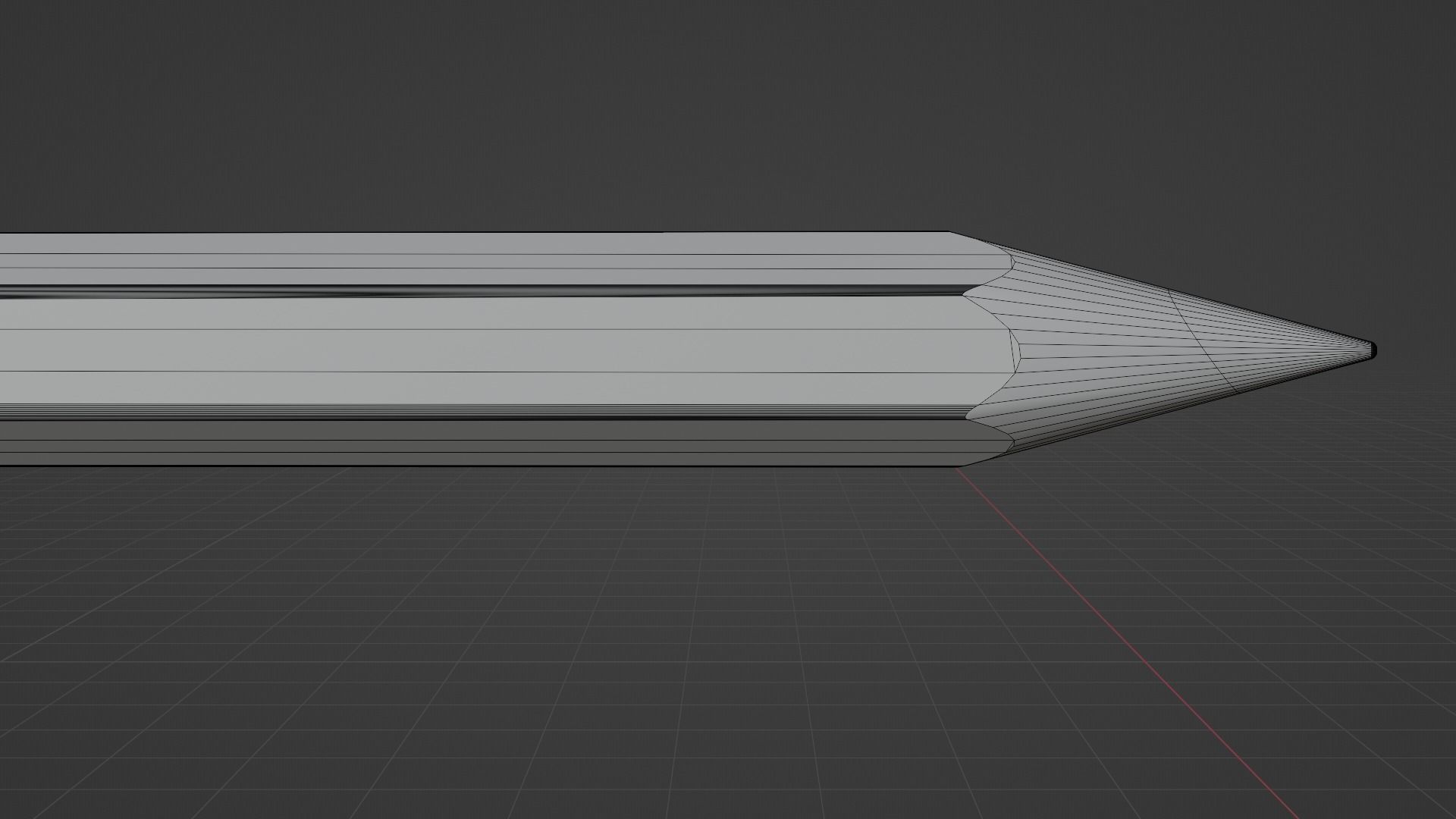 Indian style nataraj Pencil 3D model Low-poly 3D model_2