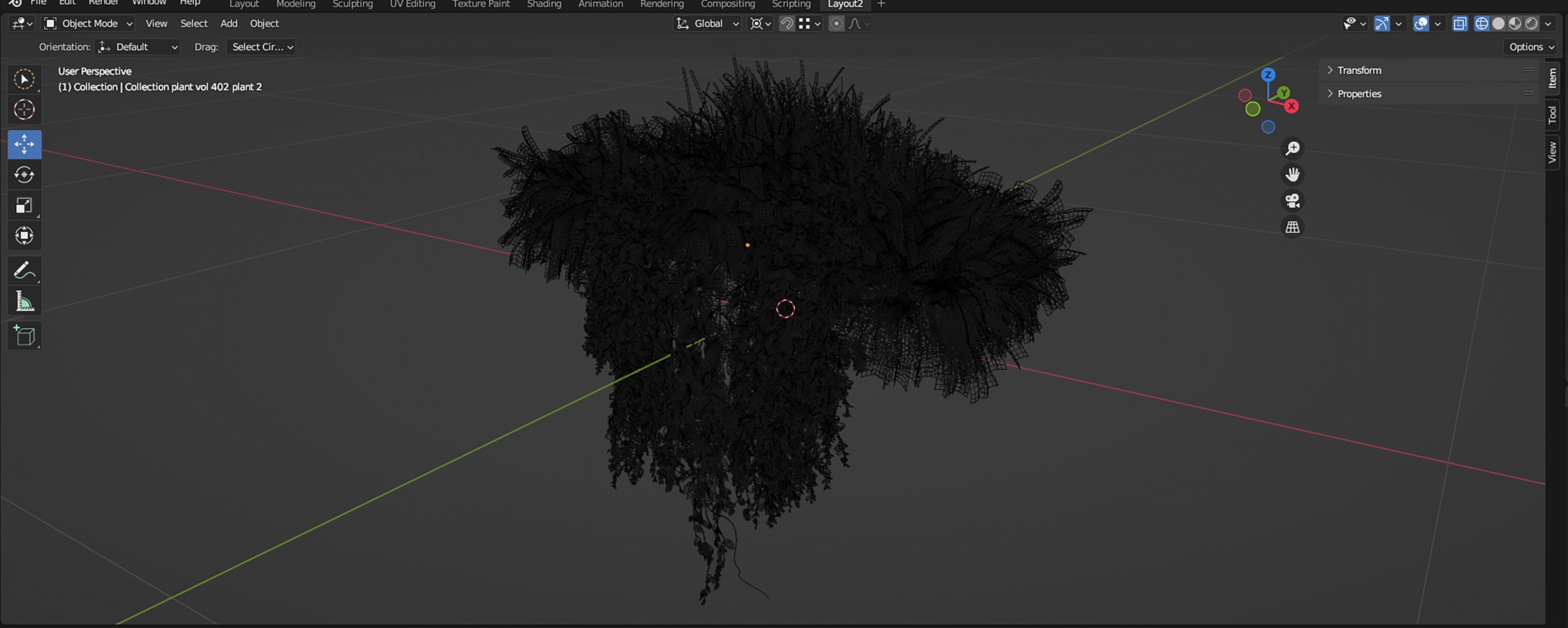 Collection plant vol 402 - blender model  3D model_7