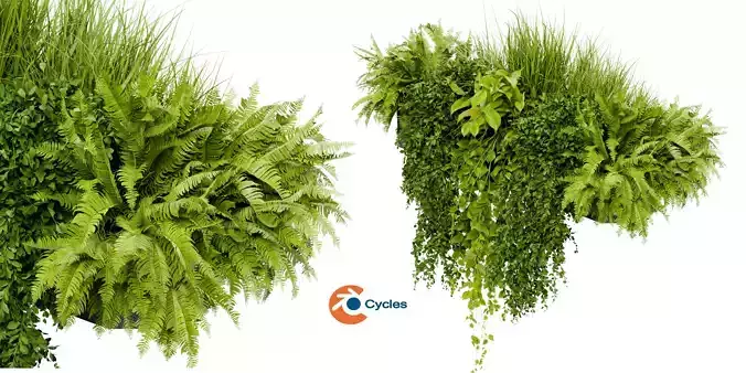 Collection plant vol 402 - blender model  3D model