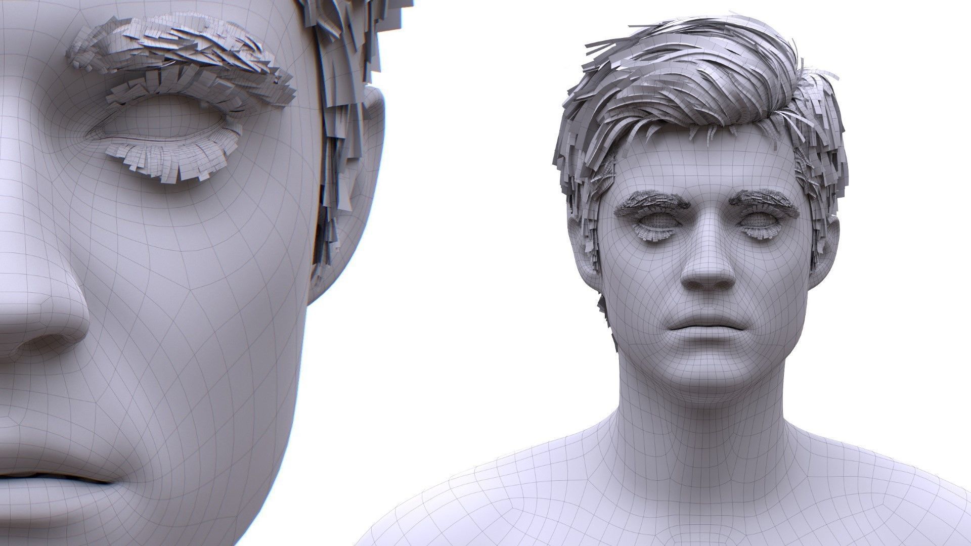 Man Winter Outfit - Modular - Rigged Low-poly 3D model_17