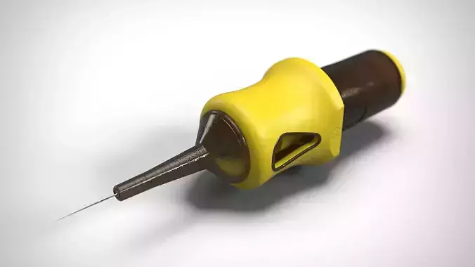 AXON Tattoo Needle PBR Low-poly 3D model