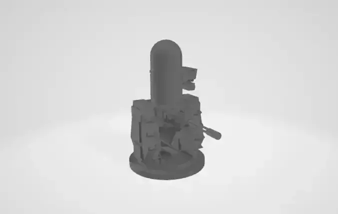 US MK-15 ANTI-AIRCRAFT GATLING GUN AA MACHINEGUN 3D print model