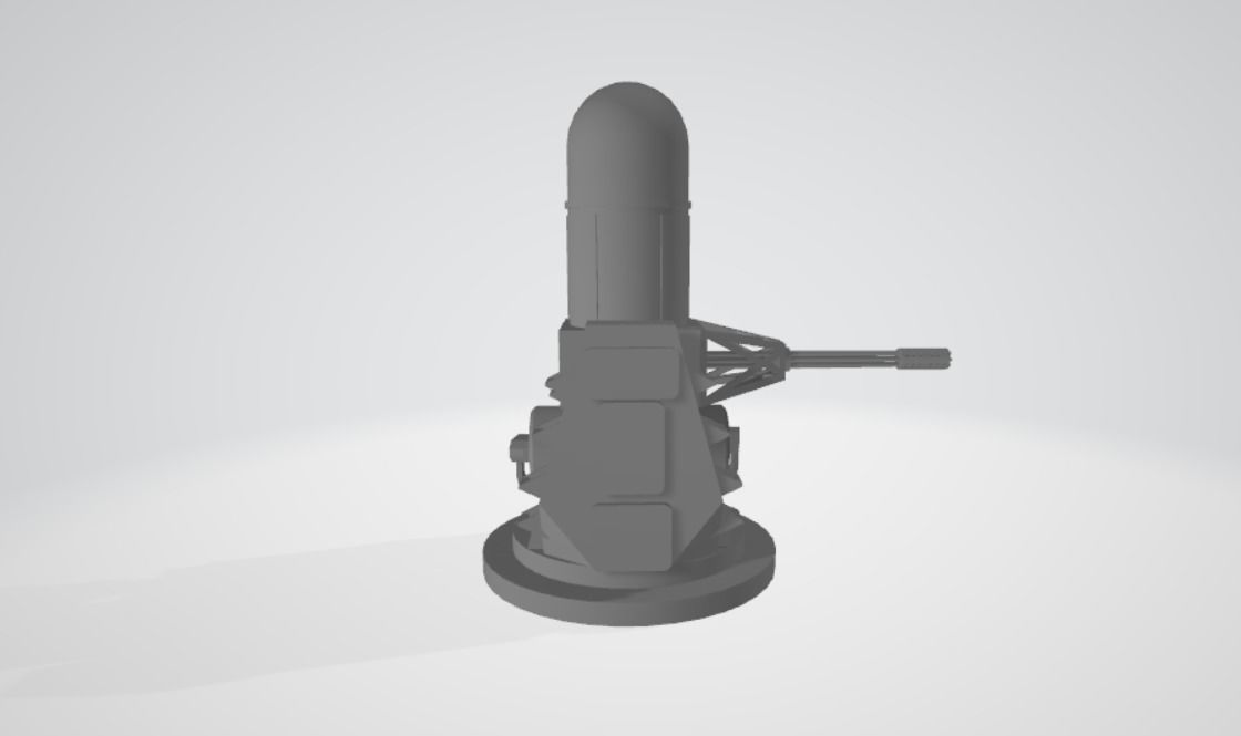 US MK-15 ANTI-AIRCRAFT GATLING GUN AA MACHINEGUN 3D print model_3