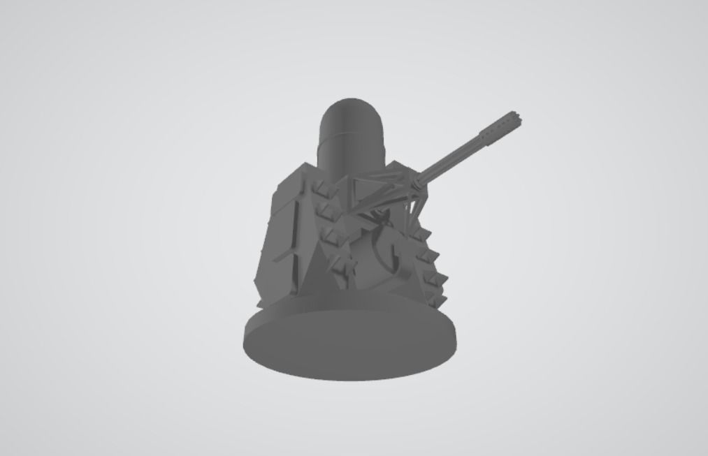 US MK-15 ANTI-AIRCRAFT GATLING GUN AA MACHINEGUN 3D print model_6