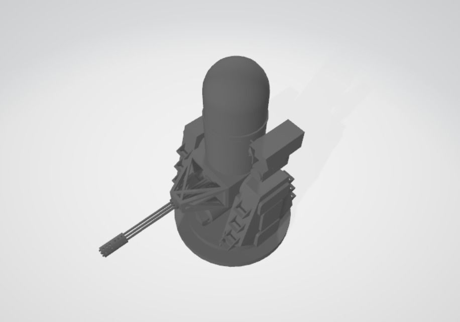 US MK-15 ANTI-AIRCRAFT GATLING GUN AA MACHINEGUN 3D print model_5