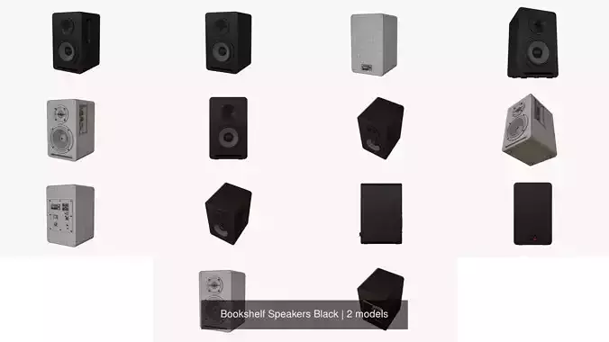 Bookshelf Speakers Black