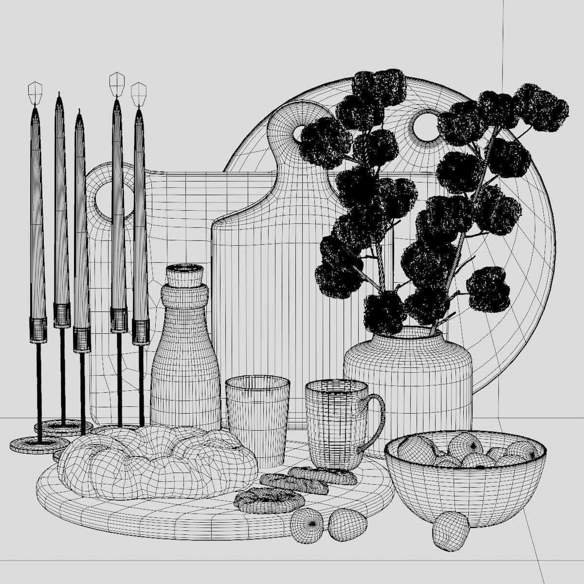 kitchen accessories VOL 107 3D model_4