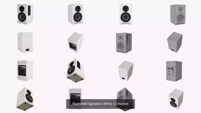 Bookshelf Speakers White