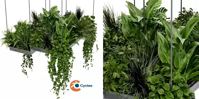 Collection plant vol 411 - blender model  3D model