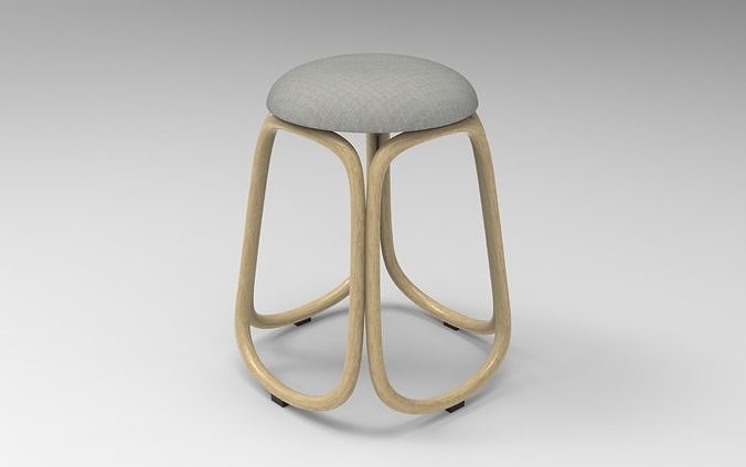 Redy Barstool Low-poly 3D model