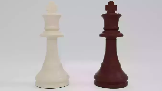 King Wooden Chess Pieces