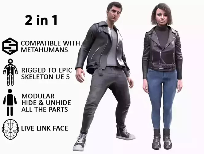 Male and Female - Casual Collection 1  