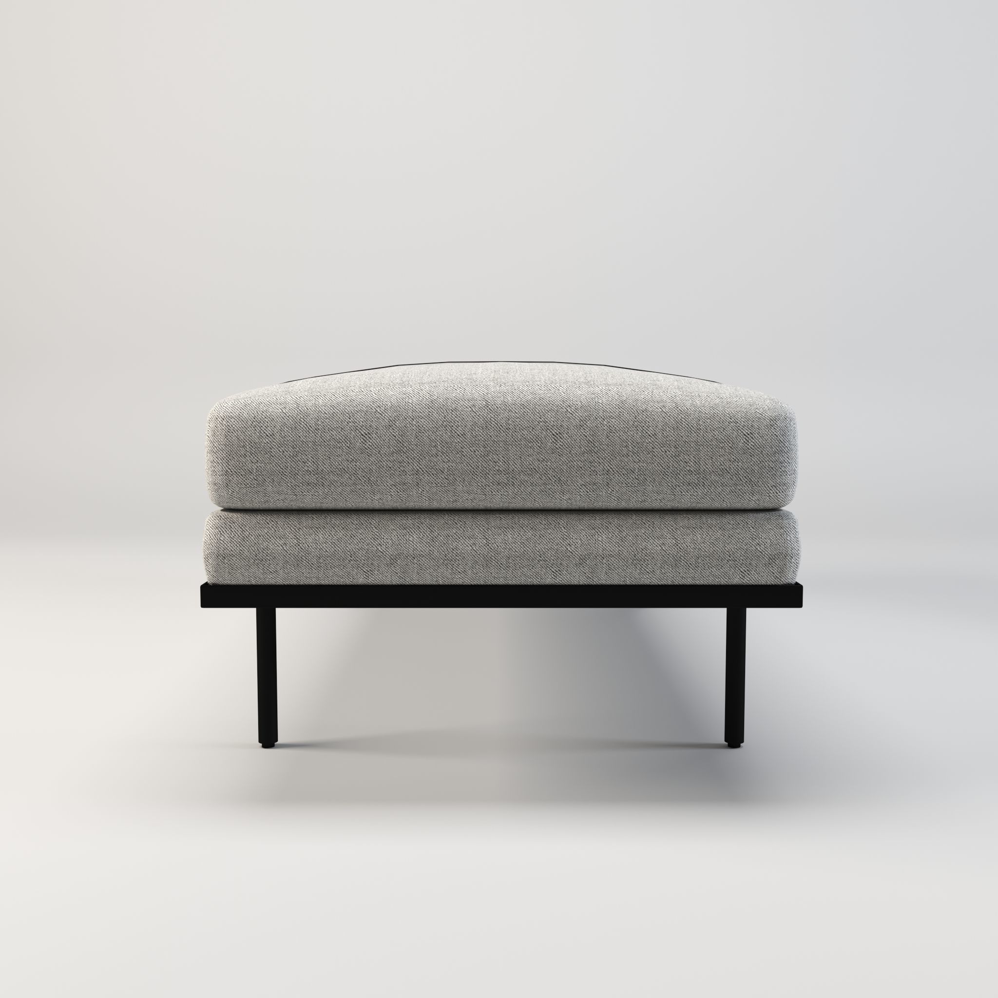 Booker bench - end bench - stool - seat - accent bench Low-poly 3D model_3