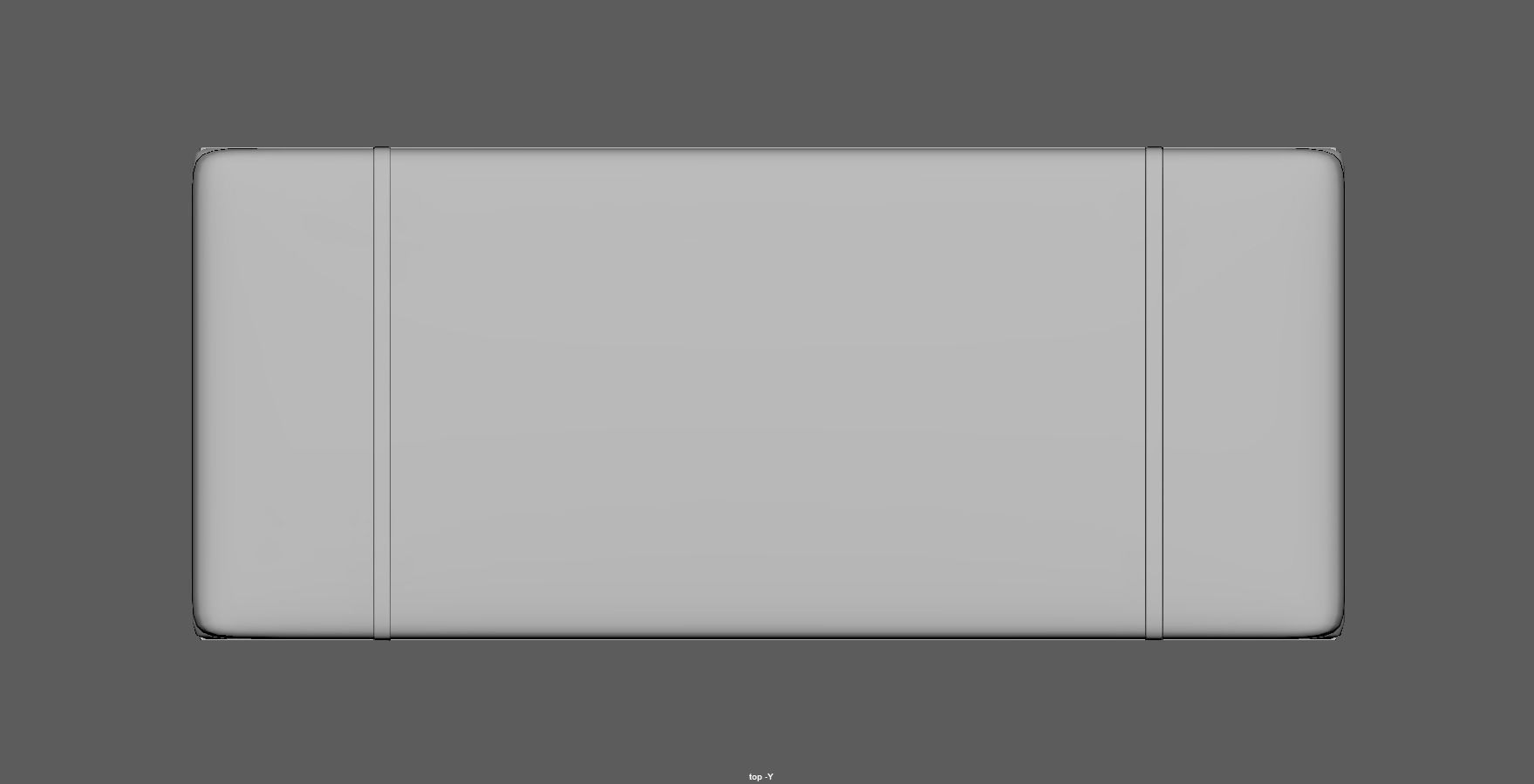 Booker bench - end bench - stool - seat - accent bench Low-poly 3D model_28