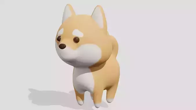 Cute  Shiba Inu dog 