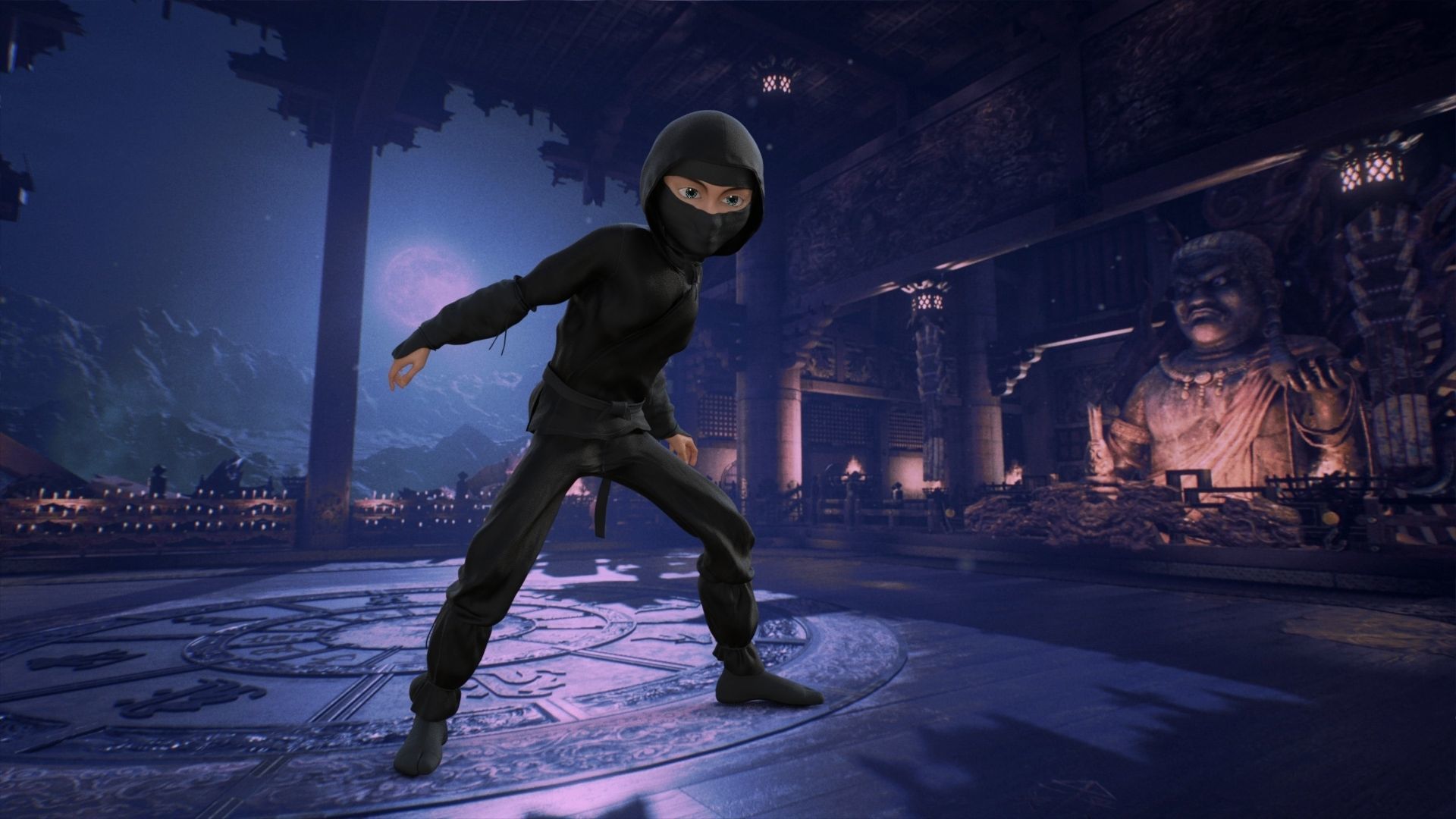 Ninja Rigged 3D model_15