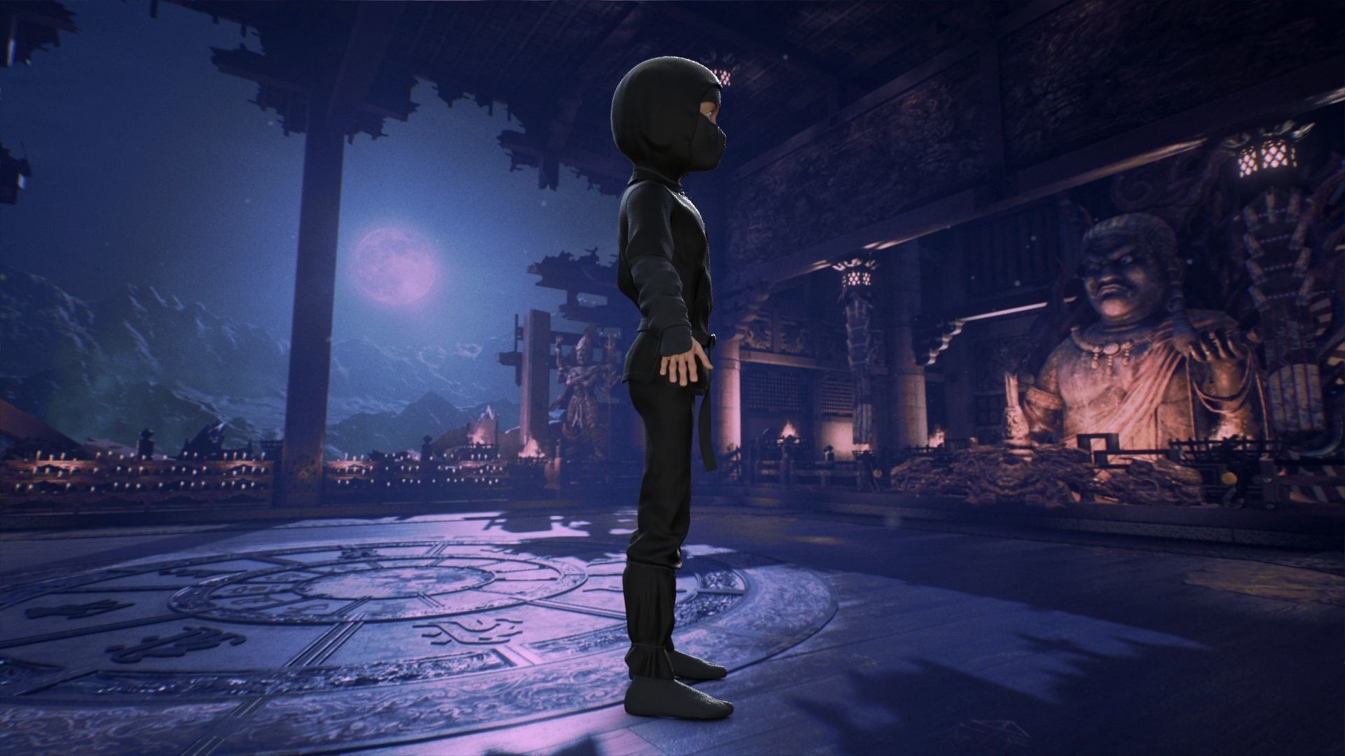 Ninja Rigged 3D model_27