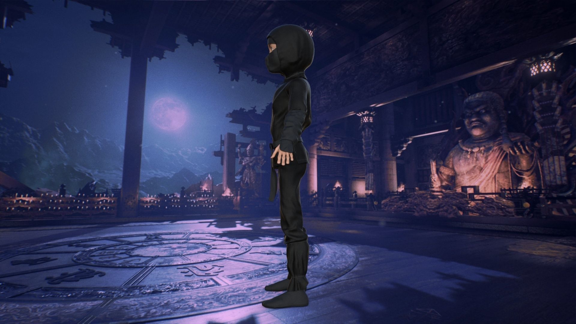 Ninja Rigged 3D model_23