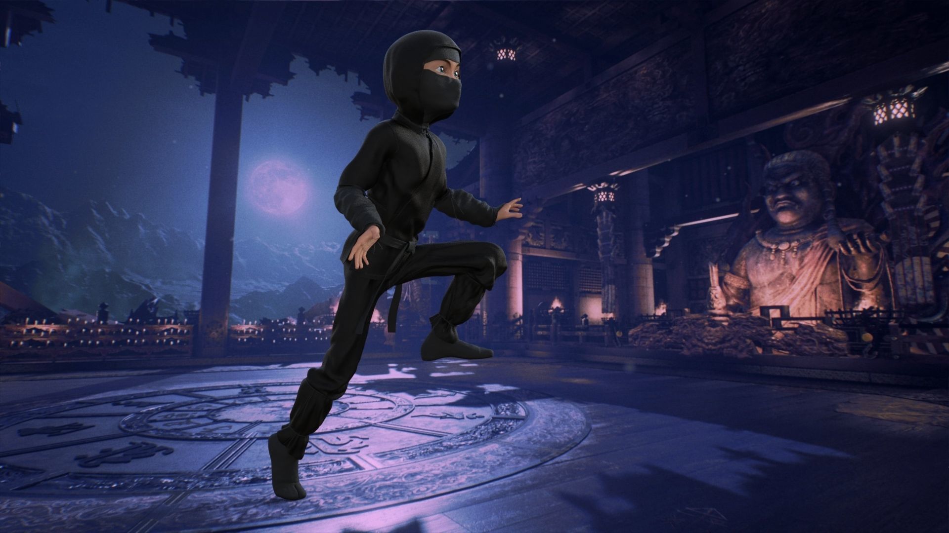 Ninja Rigged 3D model_16