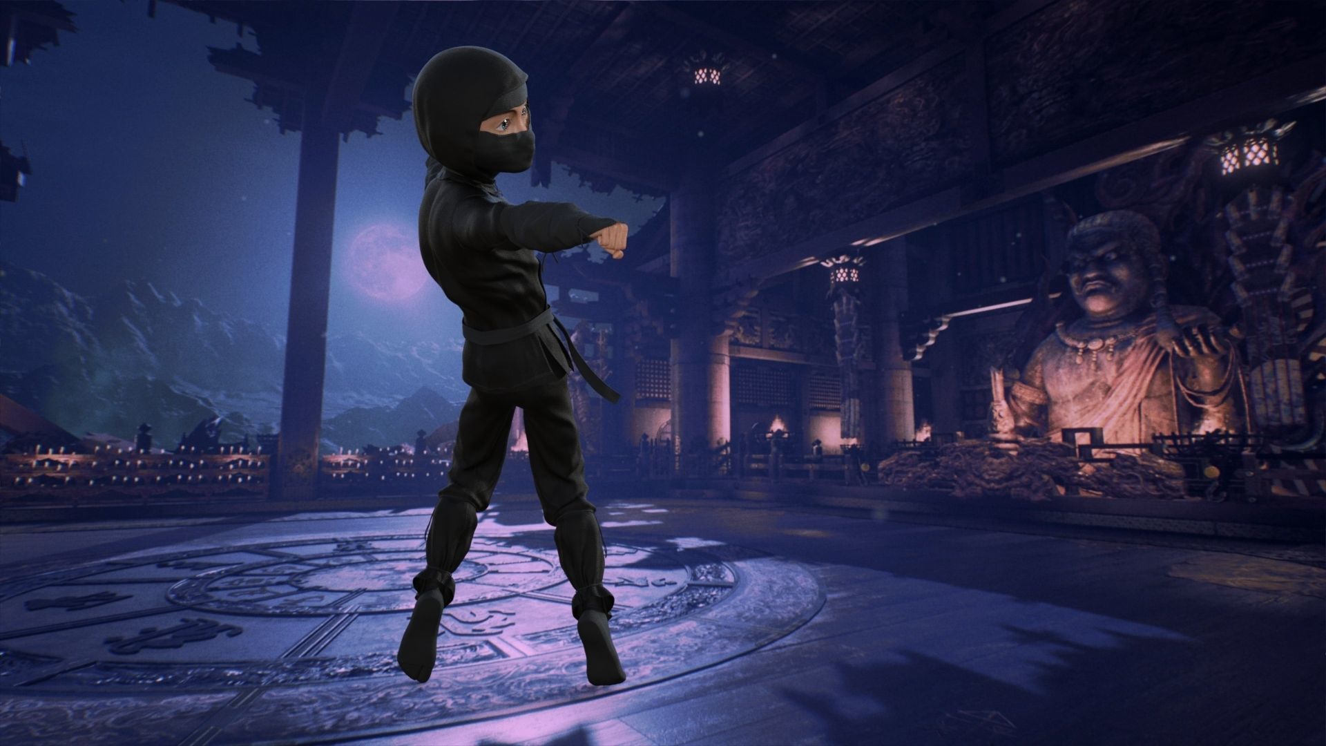 Ninja Rigged 3D model_14