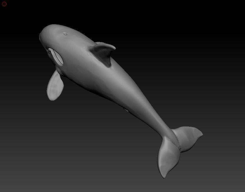 101202 P killer Whale Orca pendant model with enamel  3D print model_15