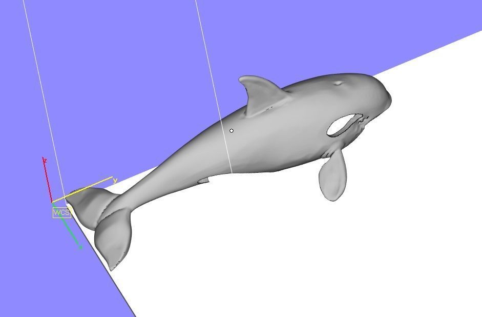 101202 P killer Whale Orca pendant model with enamel  3D print model_6