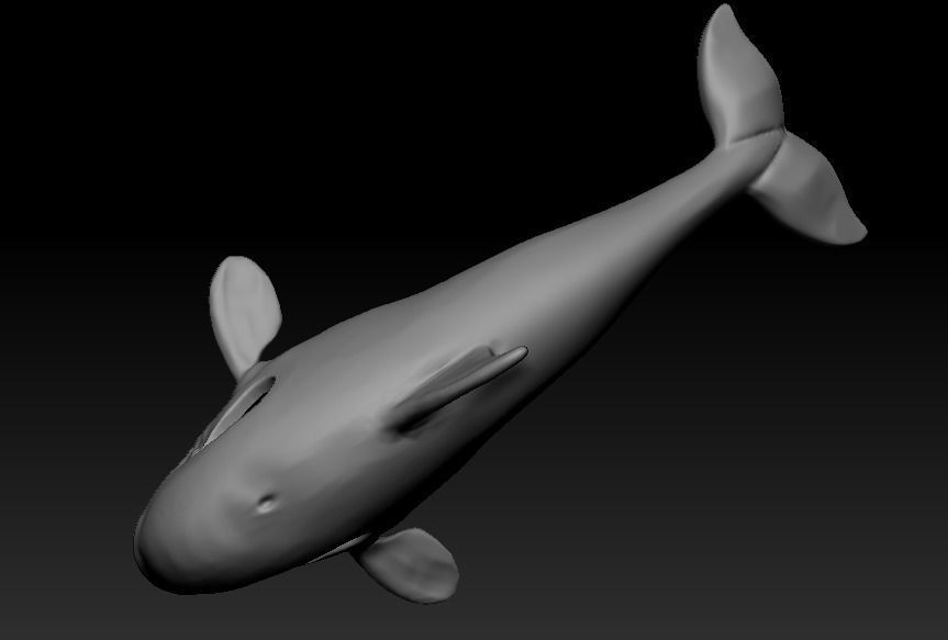 101202 P killer Whale Orca pendant model with enamel  3D print model_21