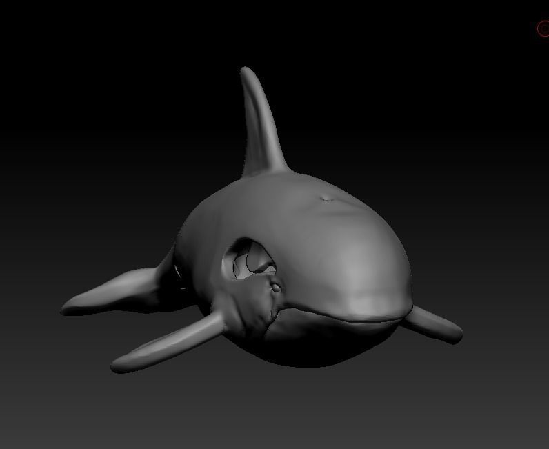 101202 P killer Whale Orca pendant model with enamel  3D print model_12