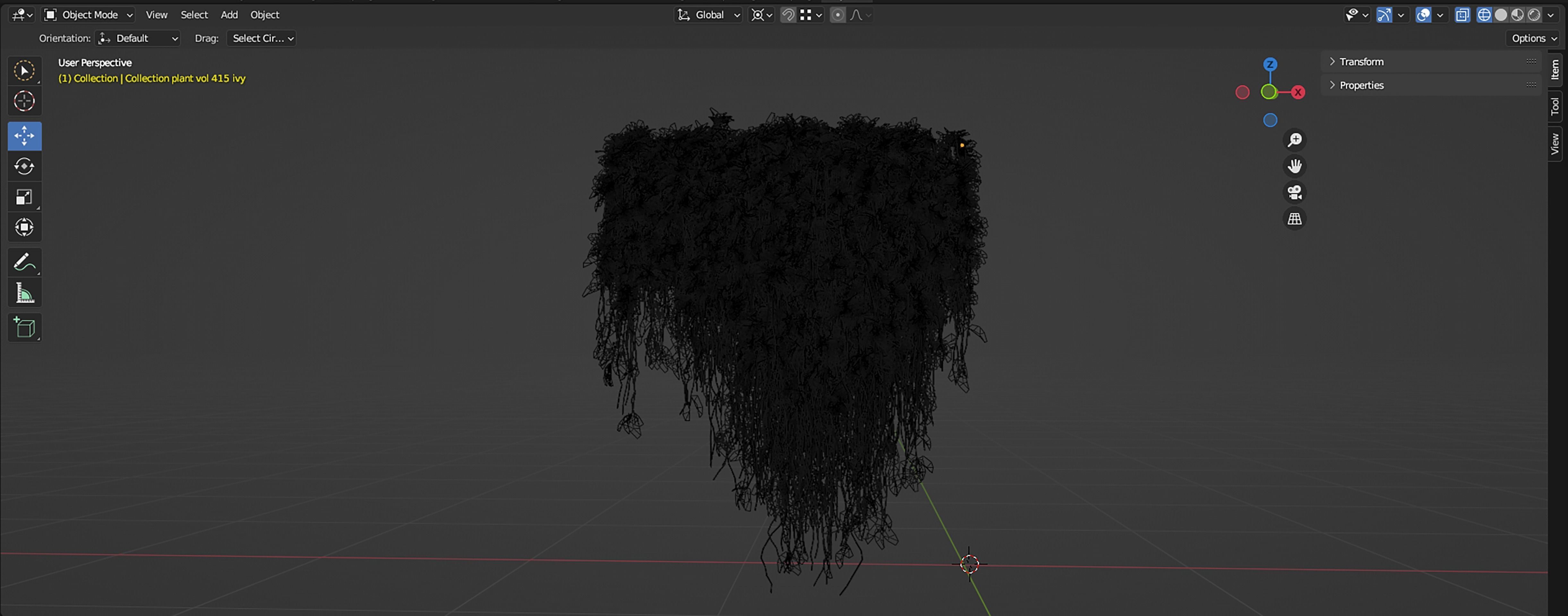 Collection plant vol 415 - blender model  3D model_7