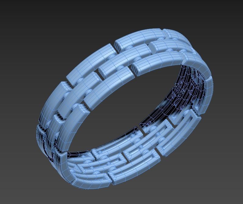 Bracelet Stripes 101116 Br 3D print model 3D print model_12