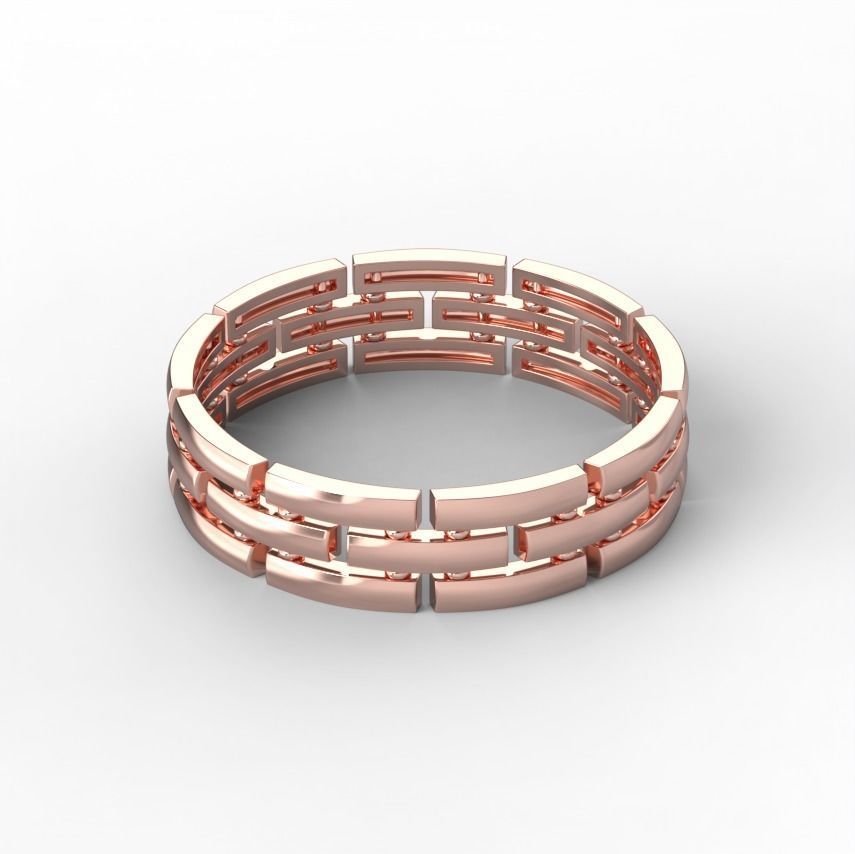 Bracelet Stripes 101116 Br 3D print model 3D print model_2