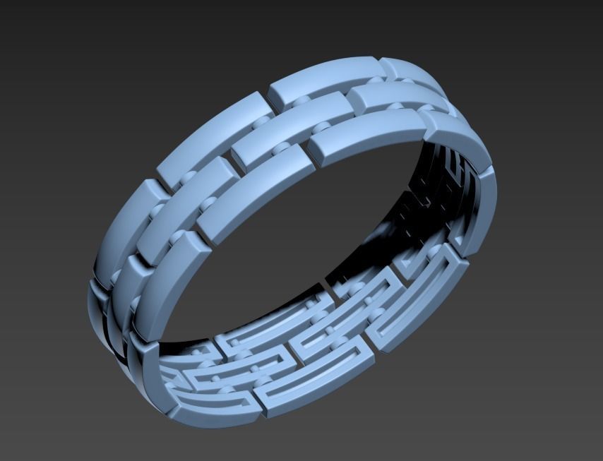 Bracelet Stripes 101116 Br 3D print model 3D print model_6