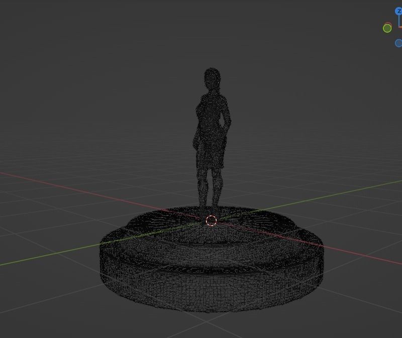 Regina Character Low-poly 3D model_3