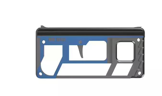 Ruber Band ergonomic gun 3D print model