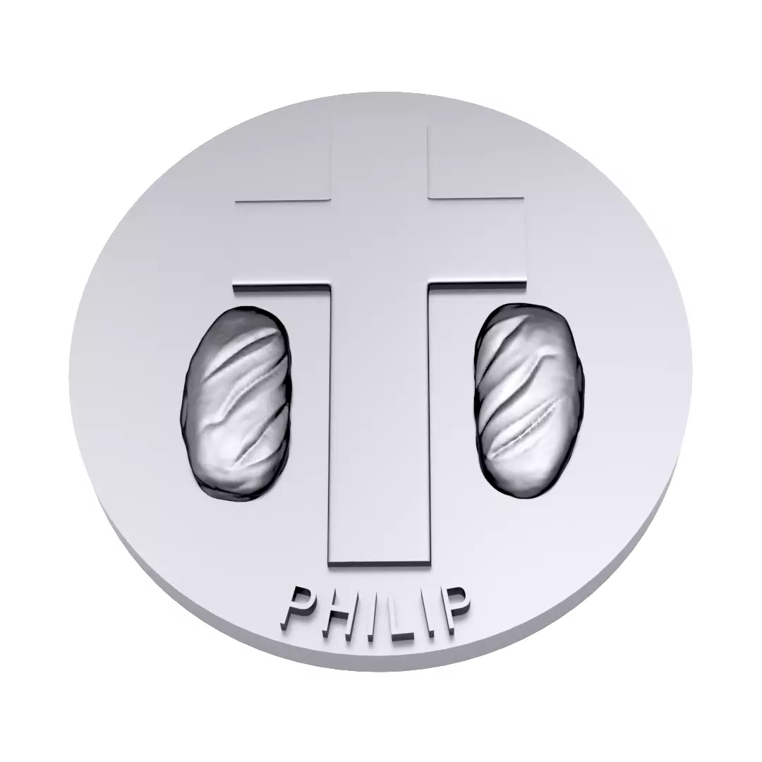 Symbols of the Apostles - PHILIP 3D model