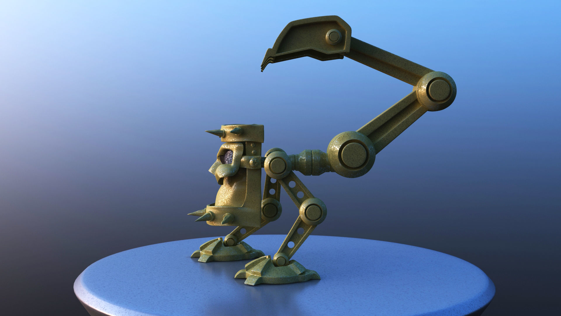 Guardian Robot 3D model_2