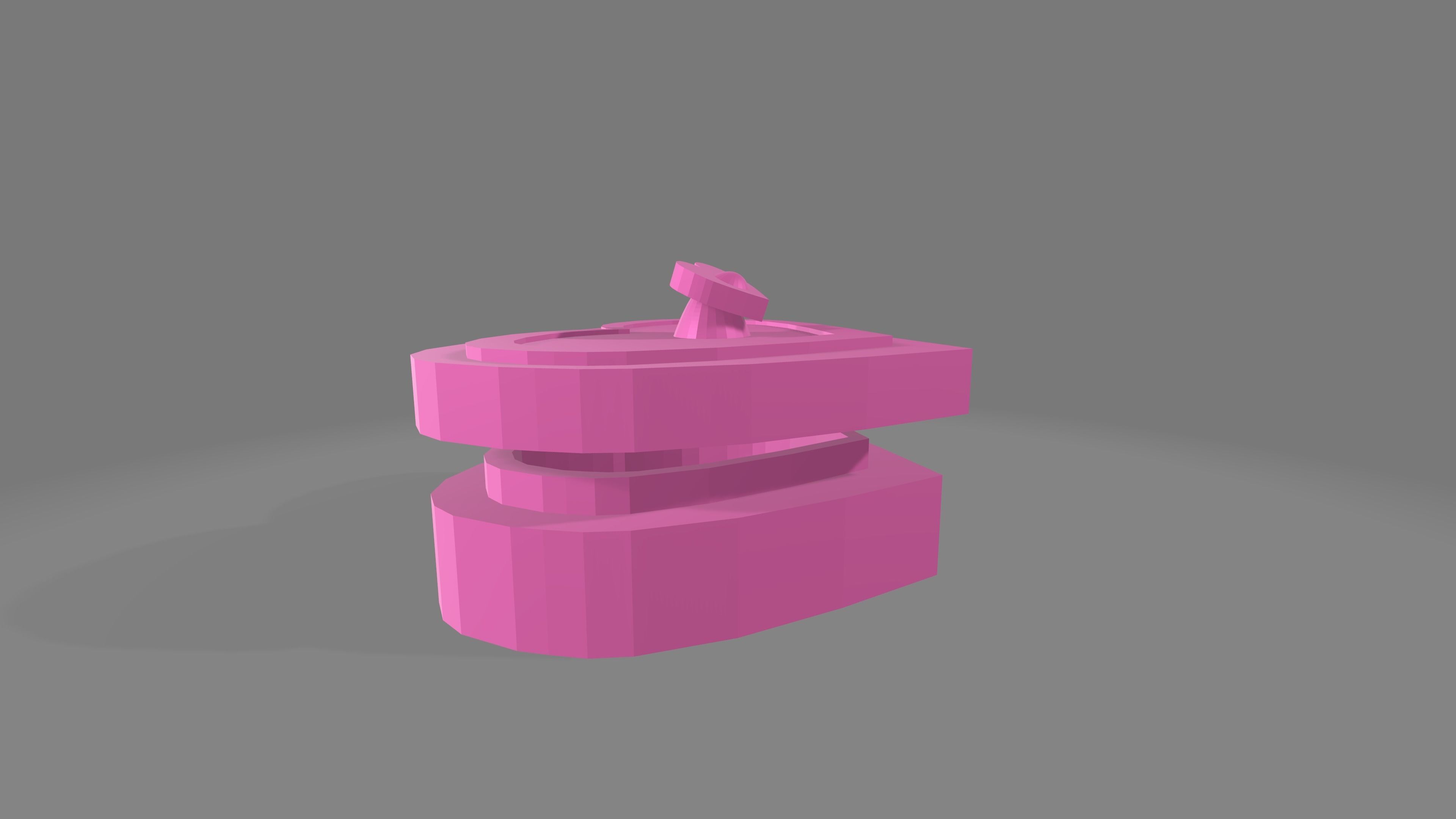 Heart Shaped pot 3D print model_1