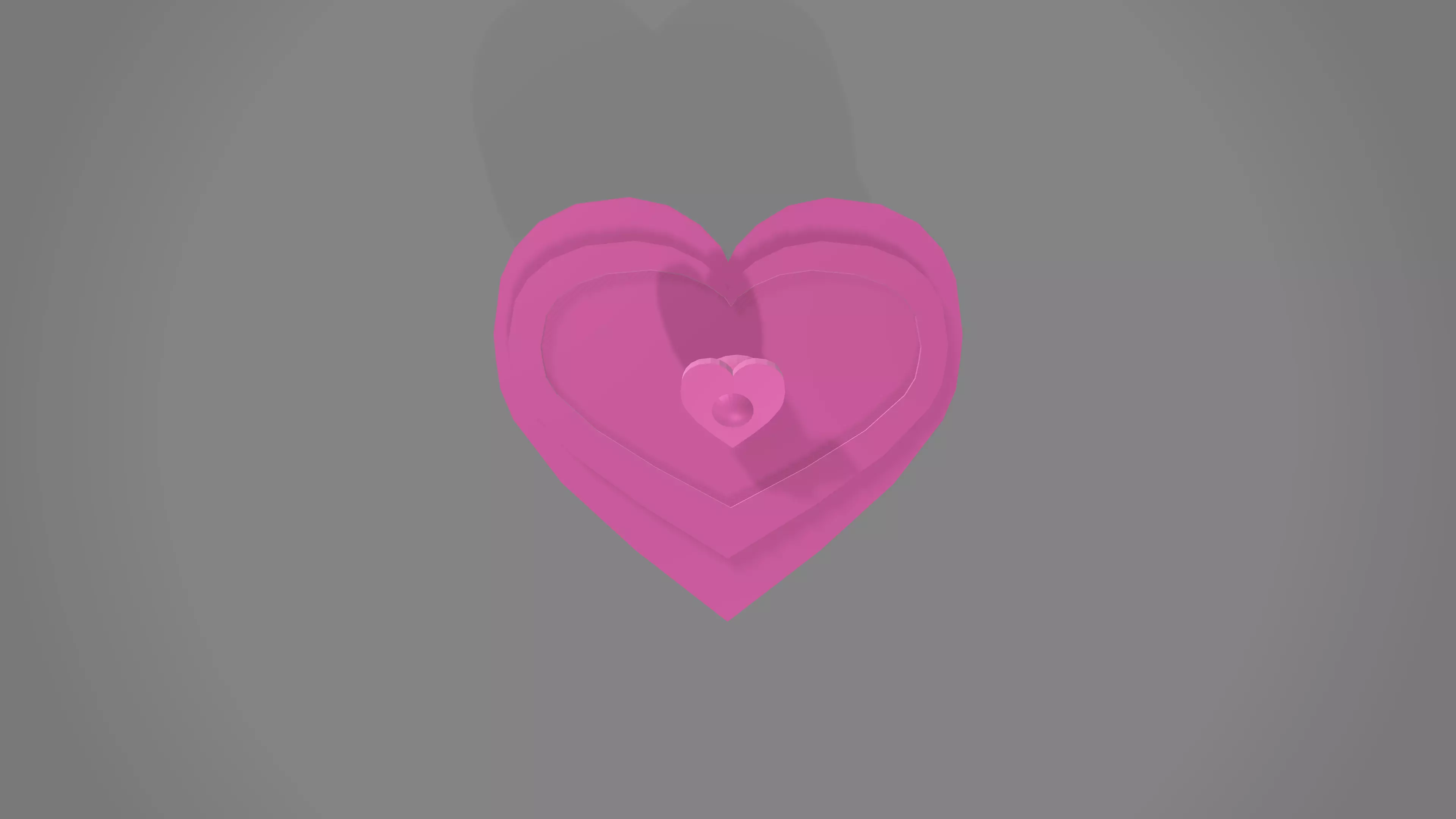 Heart Shaped pot 3D print model_0