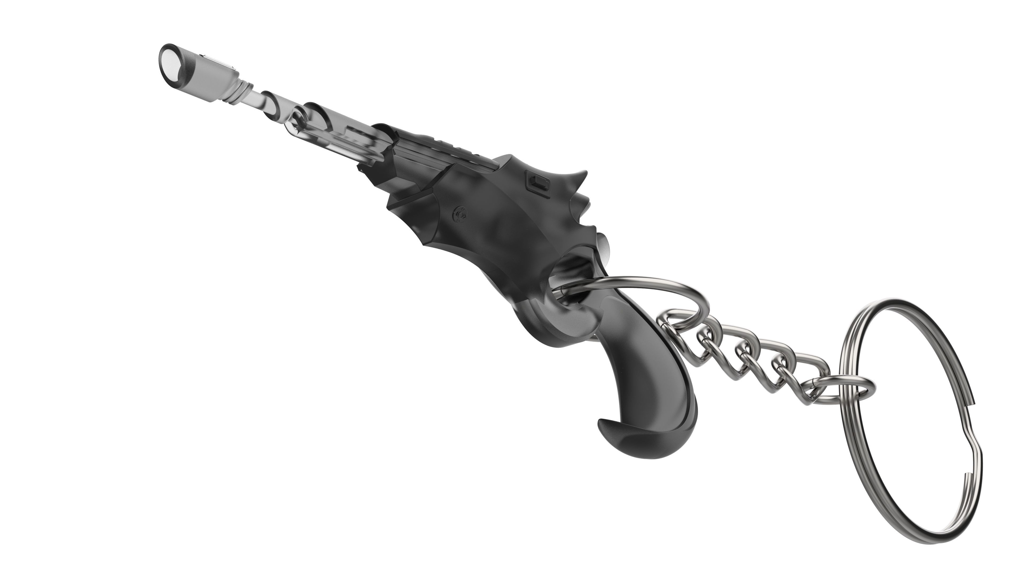 Keychain - Klingon Disruptor - Star Trek - Printable - STL 3D print model_1
