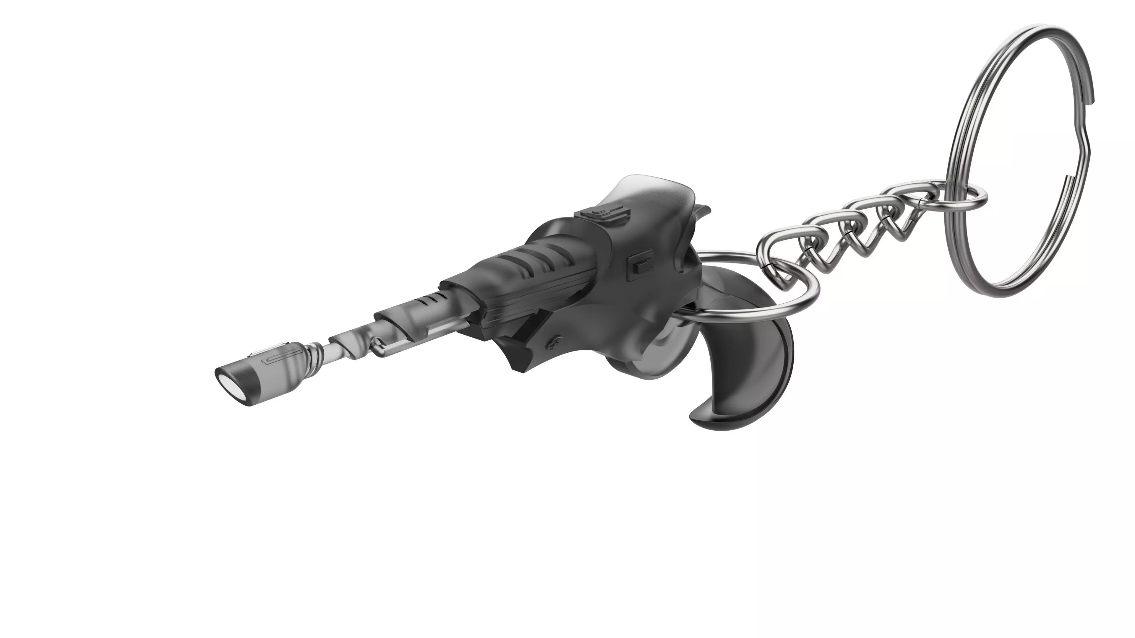 Keychain - Klingon Disruptor - Star Trek - Printable - STL 3D print model_0