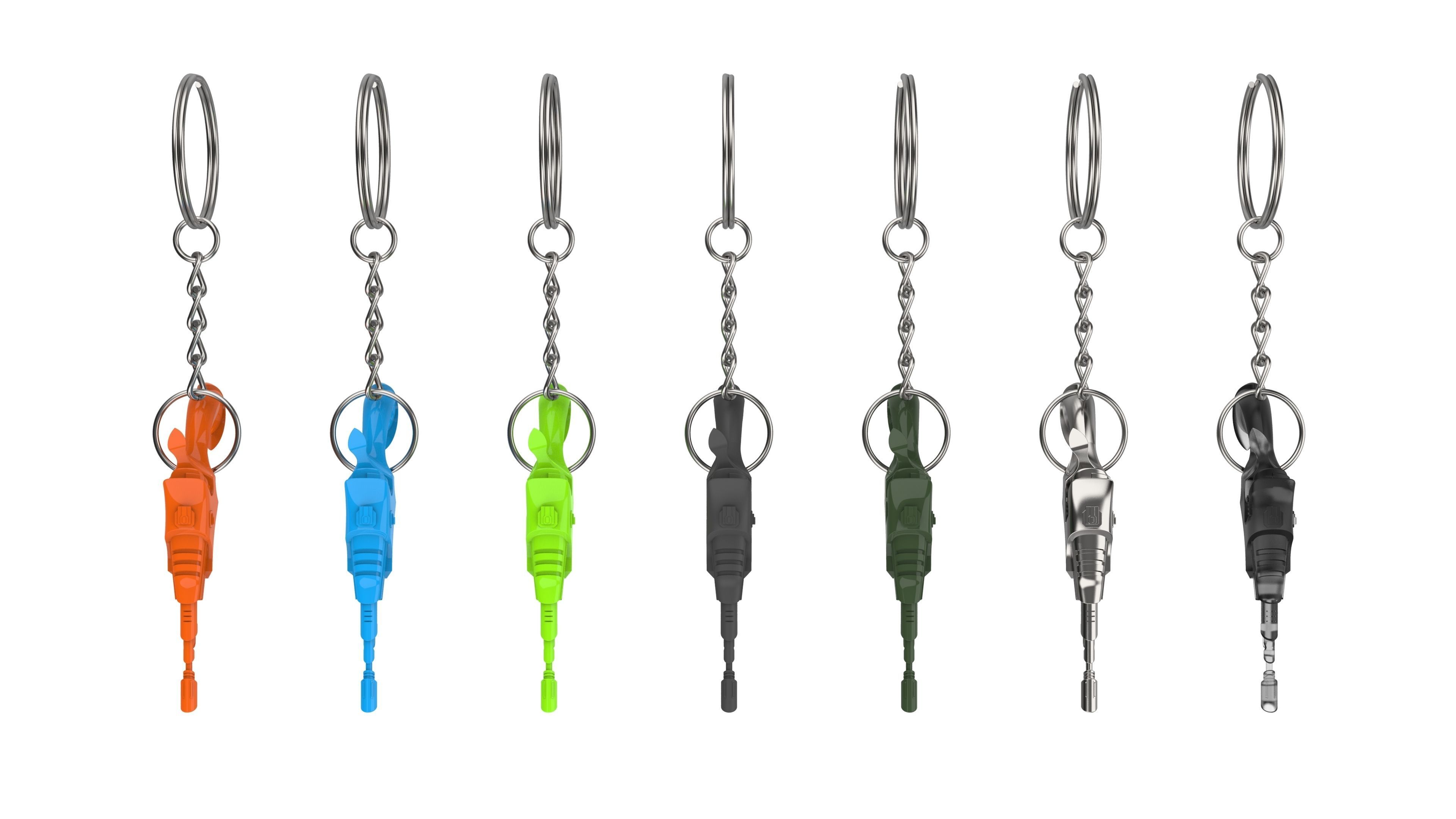 Keychain - Klingon Disruptor - Star Trek - Printable - STL 3D print model_14