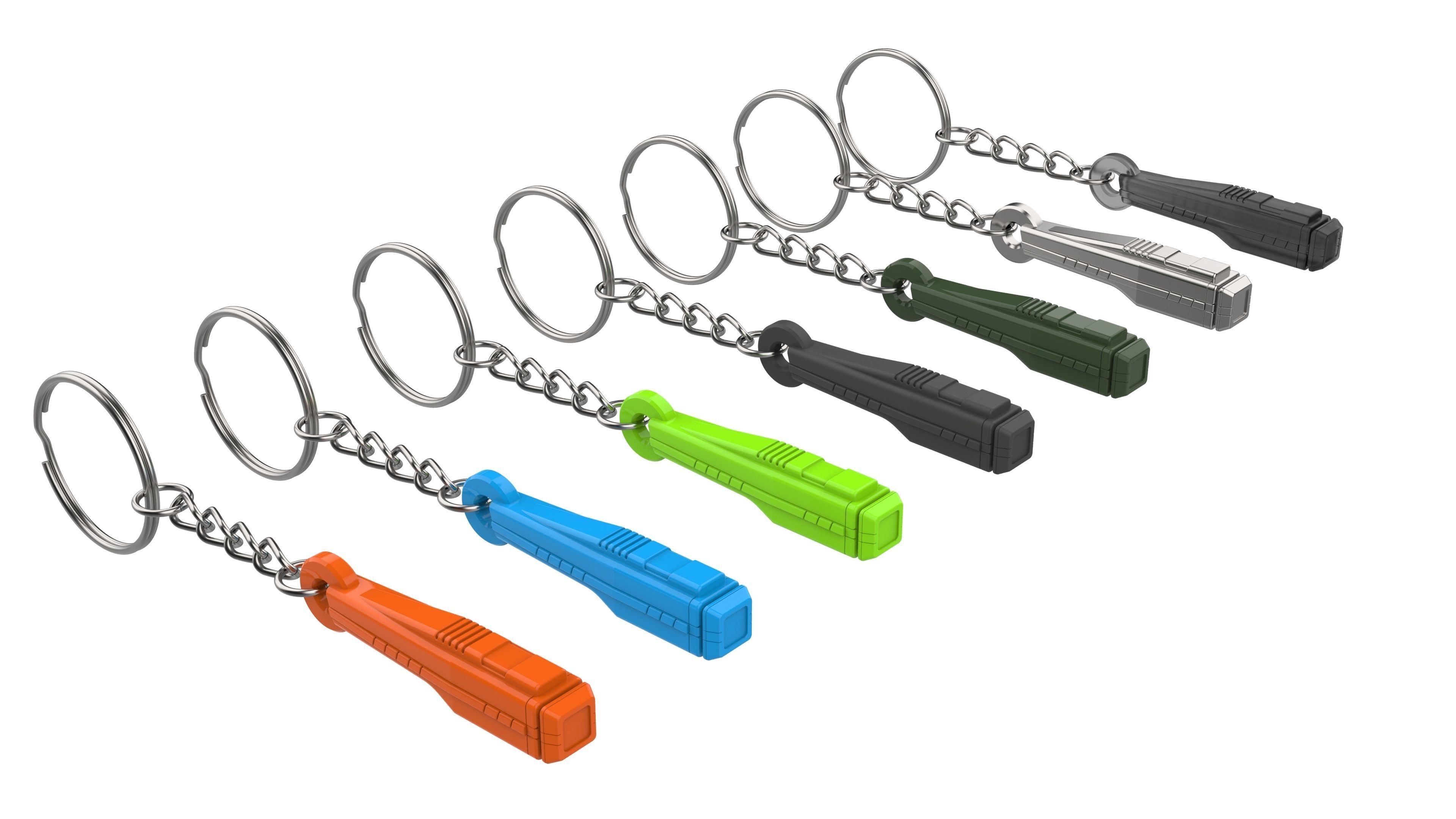 Keychain - Medical Scanner Tool - Star Trek - Printable - STL 3D print model_17